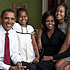 Барак Обама с супругой Мишель и дочерьми © Фото: White House